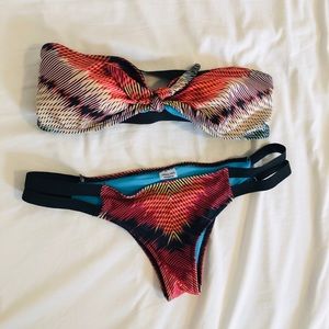 LIKE NEW Multicolor bikini by cabana Anna swimwear